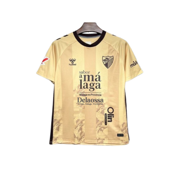 Málaga cf x Delaossa colaboración camiseta
